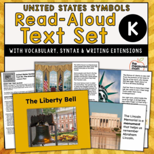 United States Symbols: Read-Aloud Text Set for Kindergarten